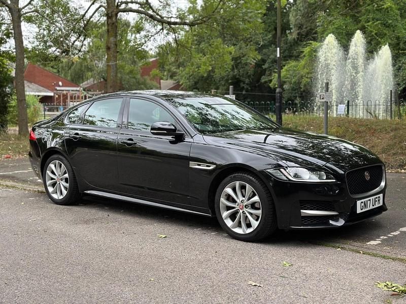 Black Used 2017 Jaguar XF R-Sport Sedan | £10,295 (Fair price) - Image 1/4