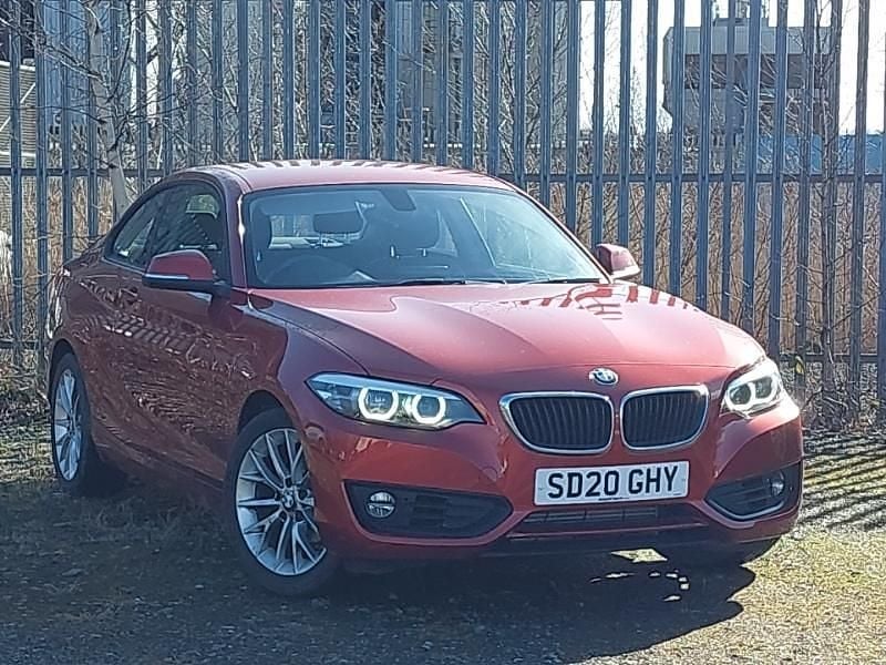 Used BMW 218 Comfort Edition 136 HP (100 kW) 2020 Orange Coupe