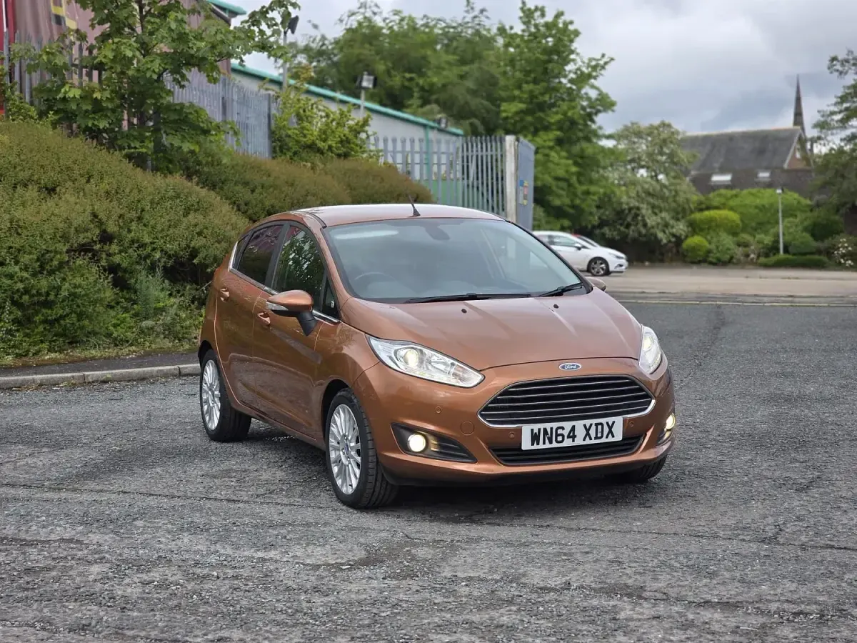 Used Ford Fiesta Titanium 2014 Yellow Hatchback