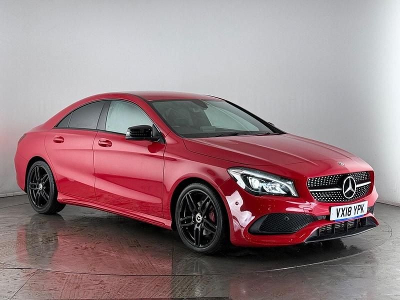 Used Mercedes CLA200 AMG line 136 HP (100 kW) 2017 Red Sedan