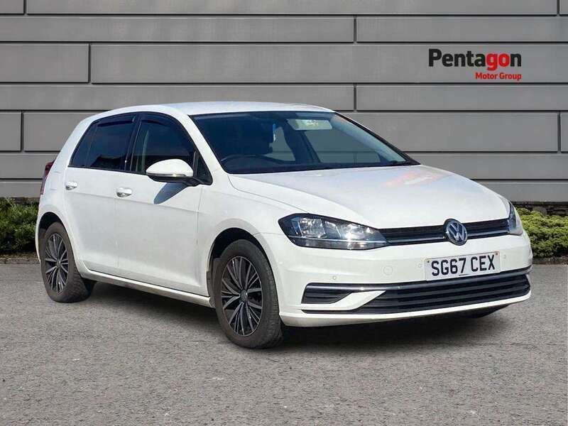 White Used 2017 VW Golf VII SE Hatchback | £11,400 (Good price) - Image 1/4