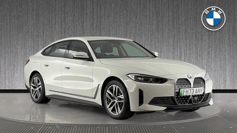 White Used 2023 BMW i4 Sport Line Sedan | £32,799 (Good price) - Image 1/4