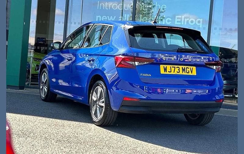 Used Skoda Fabia SE L 108 HP (79 kW) 2024 Blue Hatchback