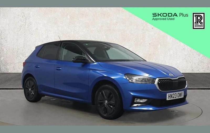 Blue Used 2023 Skoda Fabia Colour Edition Hatchback | £14,413 (Fair price) - Image 1/4