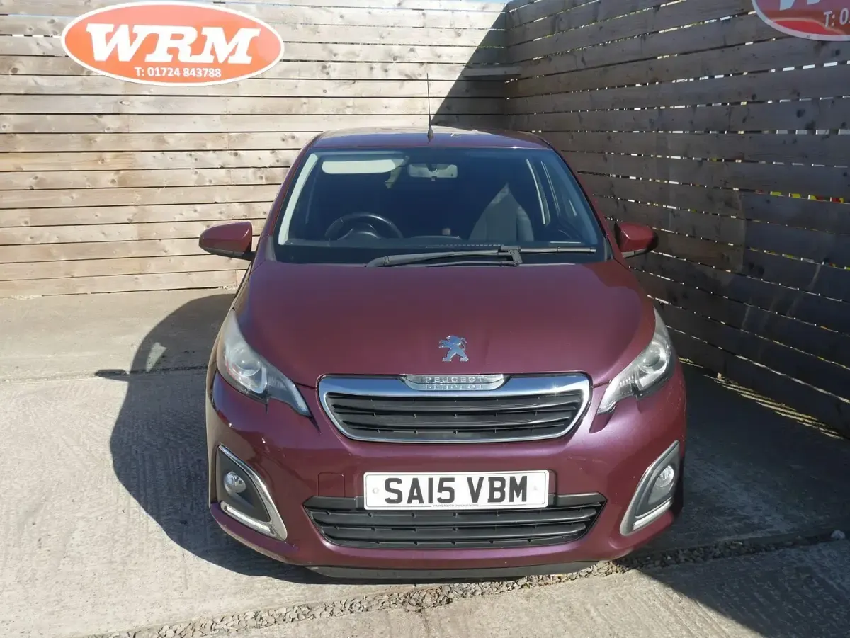 Used Peugeot 108 Allure 82 HP (60 kW) 2015 Purple Hatchback