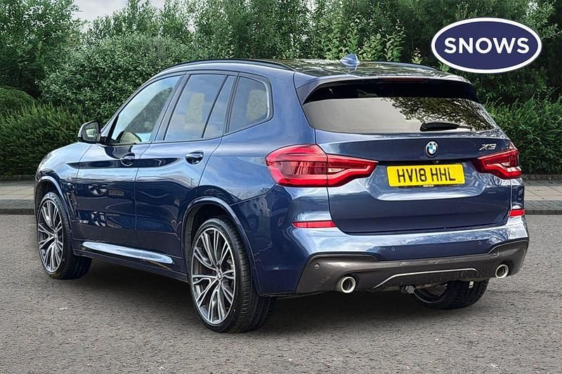Used BMW X3 M Sport 190 HP (139 kW) 2018 Blue SUV