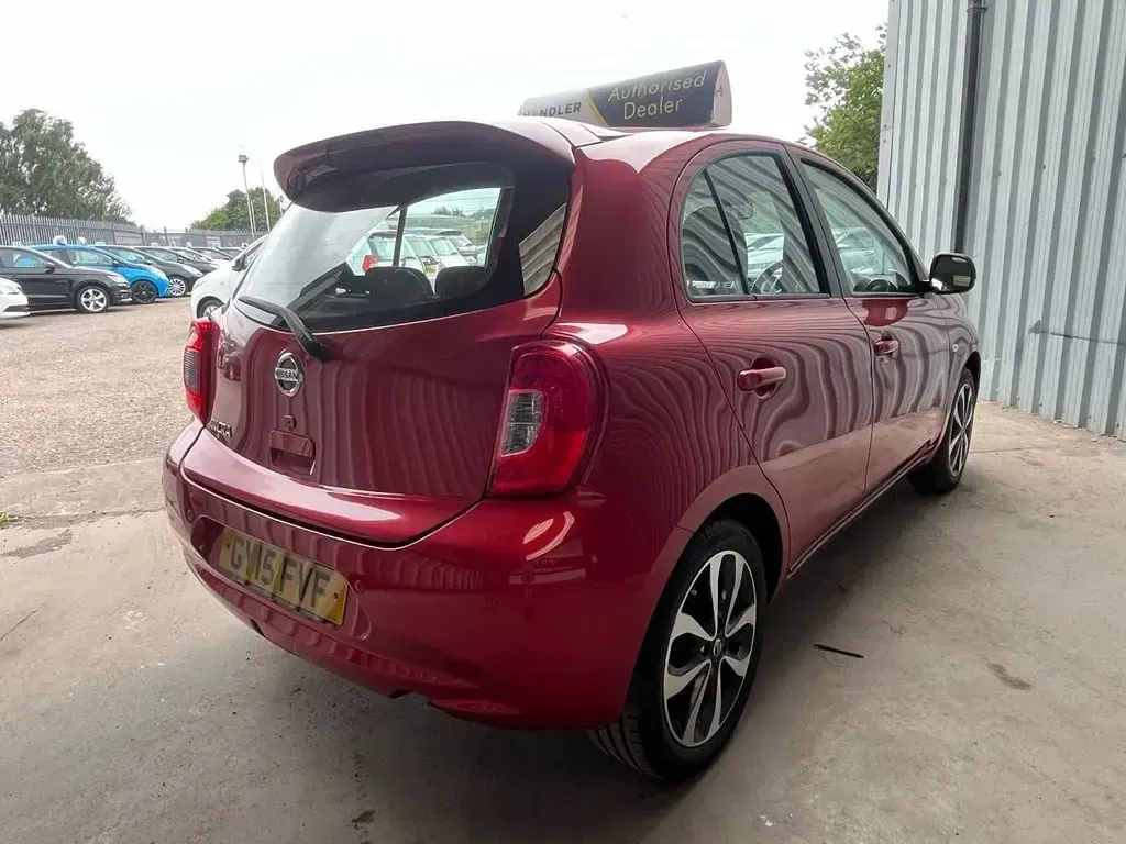 Used Nissan Micra S 98 HP (72 kW) 2015 Red Hatchback