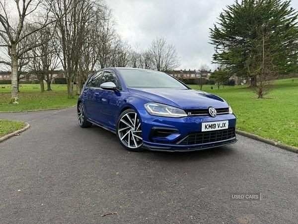 Used VW Golf VII R 300 HP (220 kW) 2019 Blue Hatchback