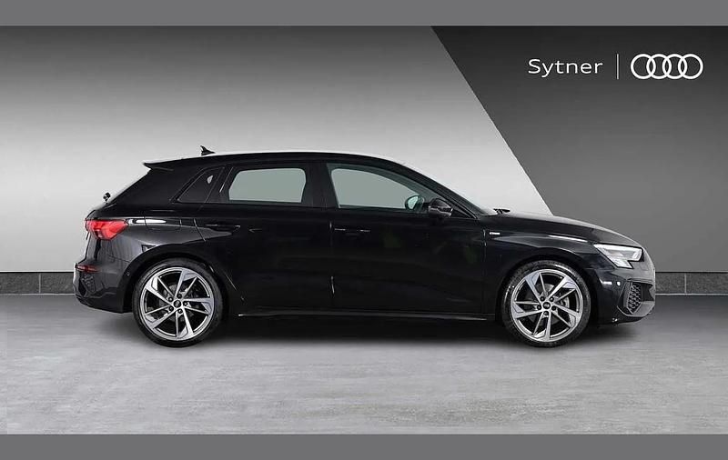 Used Audi A3 Black Edition 147 HP (108 kW) 2023 Black Sedan