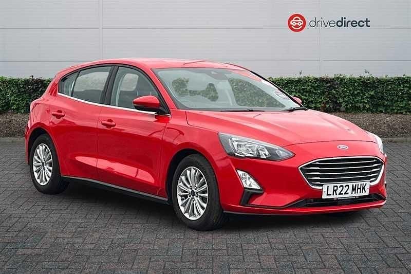 Used Ford Focus Titanium 2022 Red Hatchback