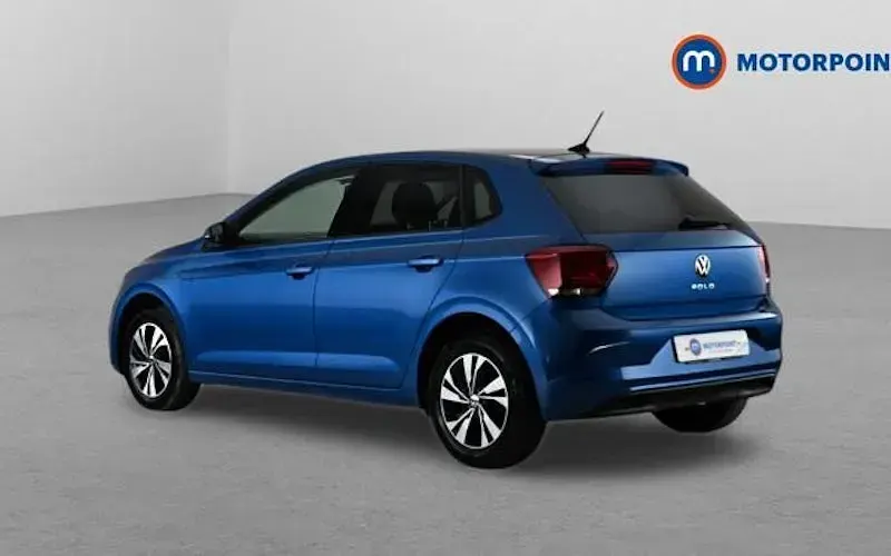 Used VW Polo Match 95 HP (69 kW) 2021 Blue Hatchback