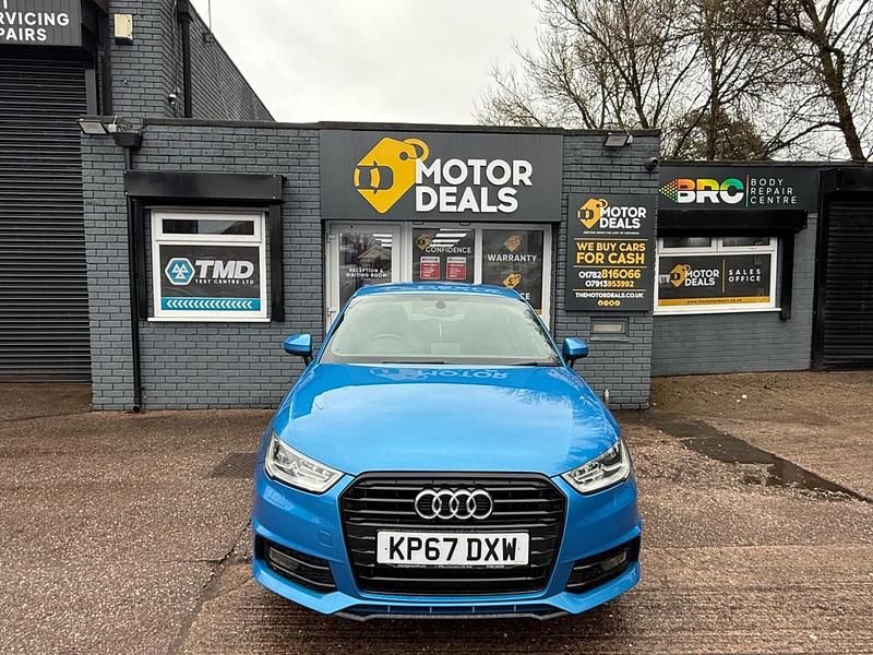 Used Audi A1 Black Edition 2017 Blue Hatchback