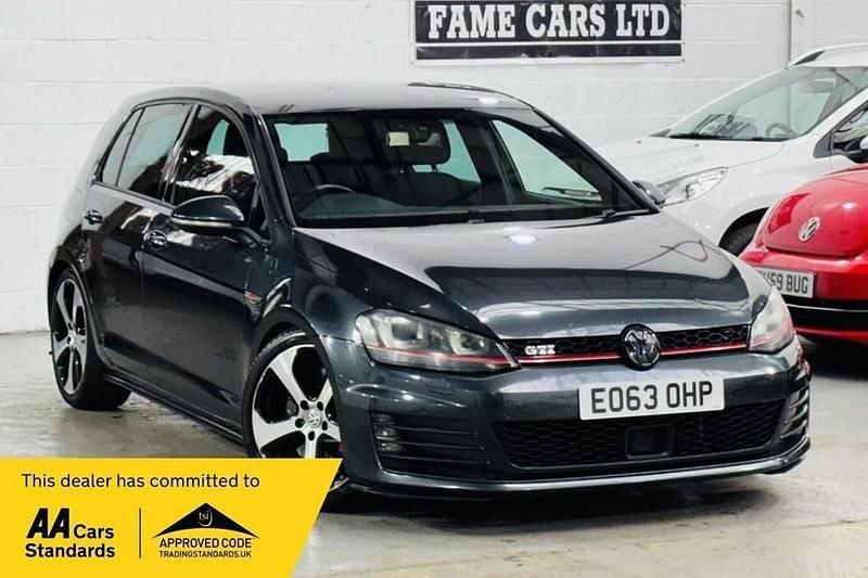 Begagnad VW Golf VII GTI 2013 Grå Halvkombi