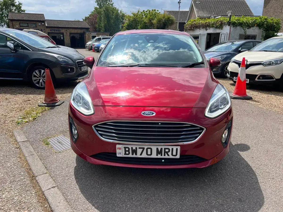 Used Ford Fiesta Titanium 2021 Red Hatchback