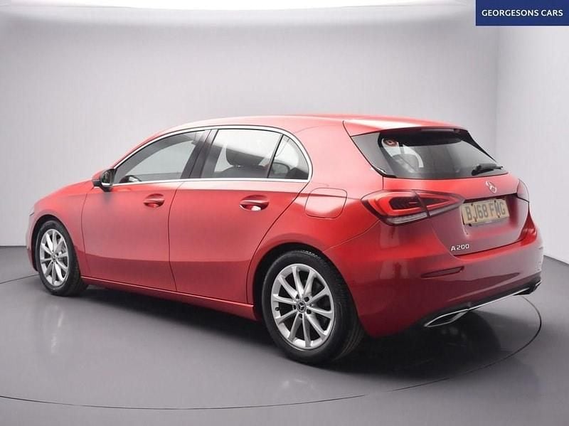 Used Mercedes A200 163 HP (119 kW) 2018 Red Hatchback