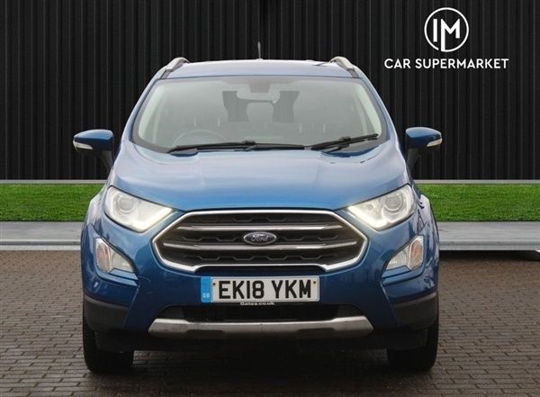 Blue Used 2018 Ford Ecosport Titanium SUV | £6,485 - Image 1/1