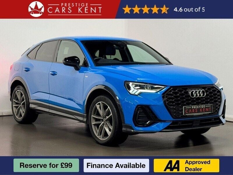 Blue Used 2022 Audi Q3 Sportback Black Edition SUV | £28,498 (Super price) - Image 1/4