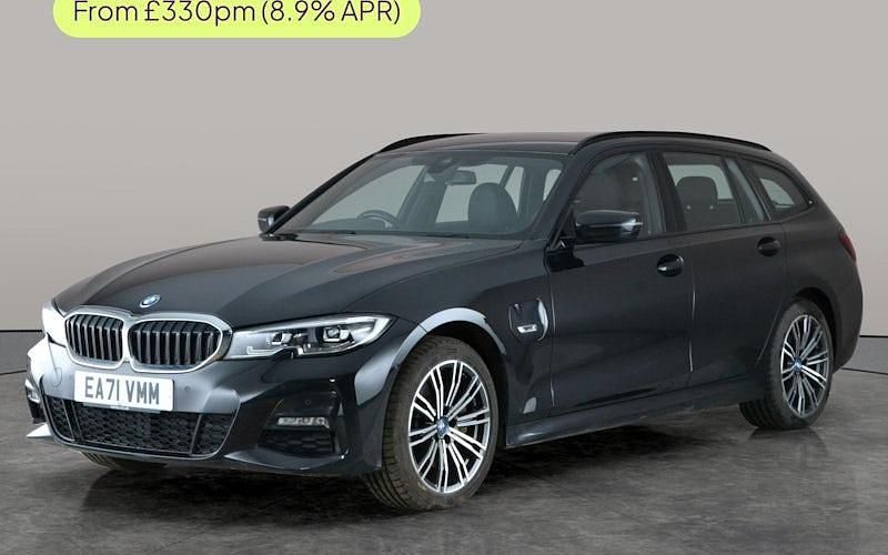 Used BMW 330e M Sport 292 HP (214 kW) 2021 Black Estate