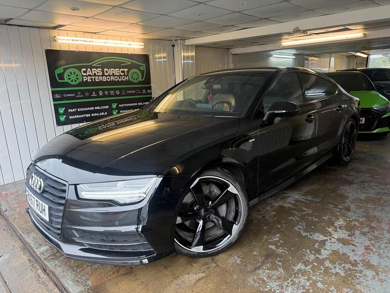 Used Audi A7 Sportback Black Edition 218 HP (160 kW) 2017 Black Hatchback
