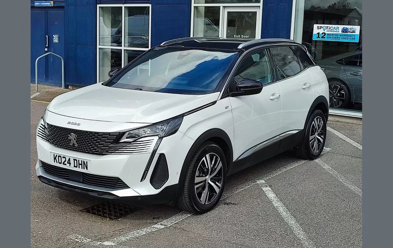 White Used 2024 Peugeot 3008 GTi SUV | £24,795 (A bit pricey) - Image 1/4