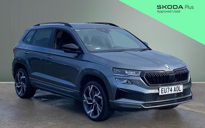 Used Skoda Karoq SportLine 150 HP (110 kW) 2024 Grey SUV