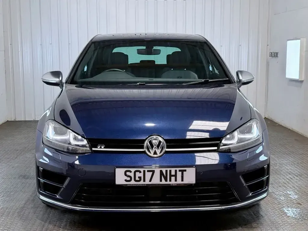 Used VW Golf VII R 295 HP (216 kW) 2017 Blue Hatchback