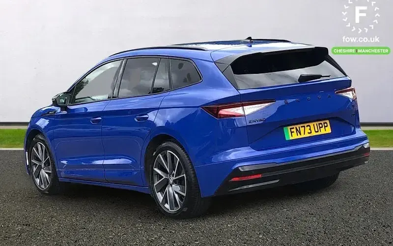 Used Skoda Enyaq iV Comfort 150 kW (204 HP) 2022 Blue SUV