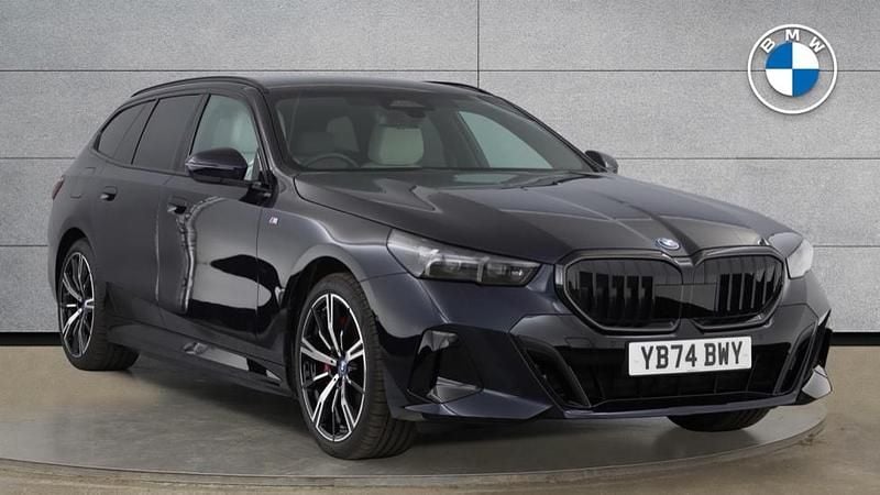 Black Used 2024 BMW 550e M Sport Estate | £61,950 (Super price) - Image 1/4