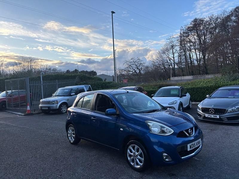 Usado Nissan Micra Acenta 2015 Azul Citadino