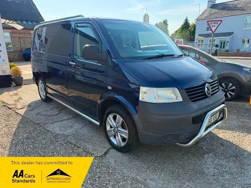 Used VW T5 102 HP (75 kW) 2007 Blue Van