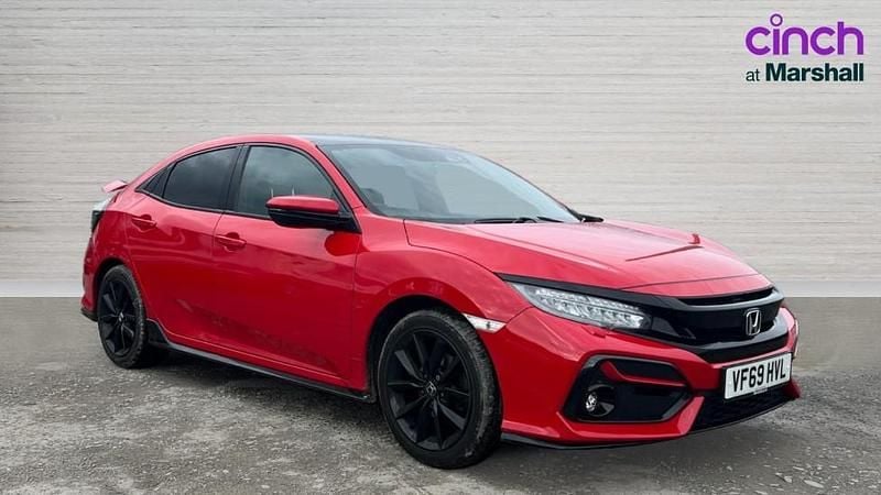 Red Used 2020 Honda Civic Sport Hatchback | £15,573 (Fair price) - Image 1/4