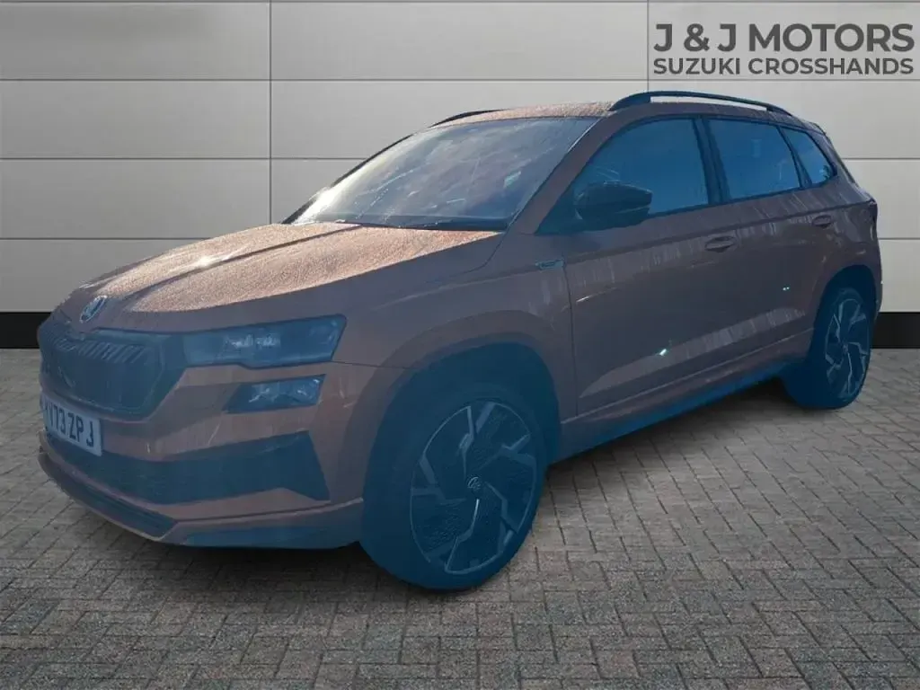 Used Skoda Karoq SportLine 150 HP (110 kW) 2024 Orange SUV