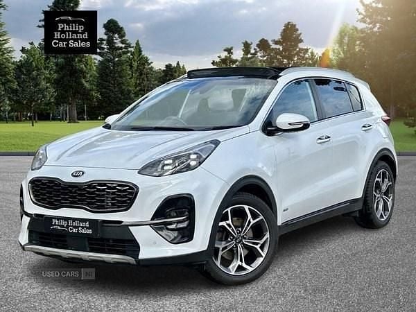 White Used 2021 Kia Sportage 2 SUV | £19,995 (Expensive) - Image 1/4