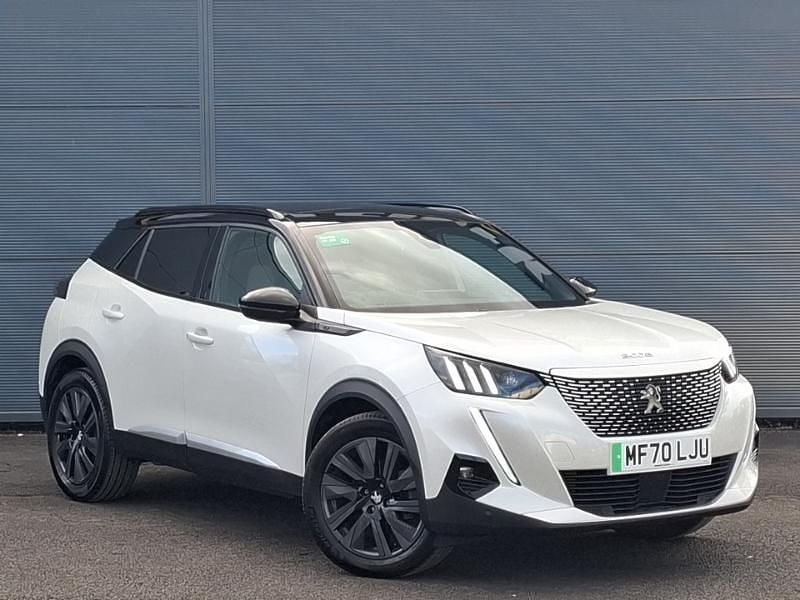 Used Peugeot e-2008 GTi 100 kW (136 HP) 2020 White SUV