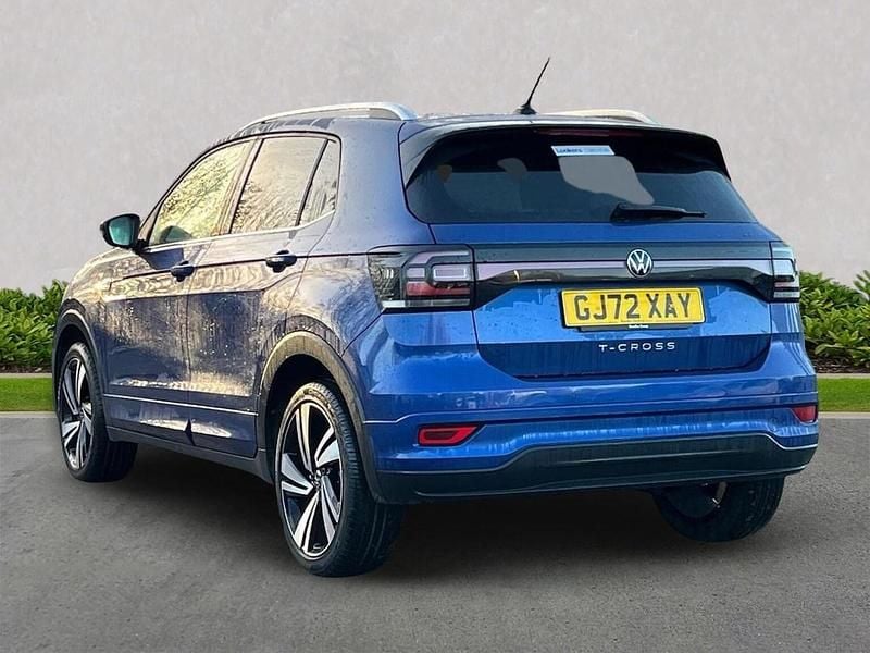 Used VW T-Cross R-line 110 HP (80 kW) 2022 Blue SUV