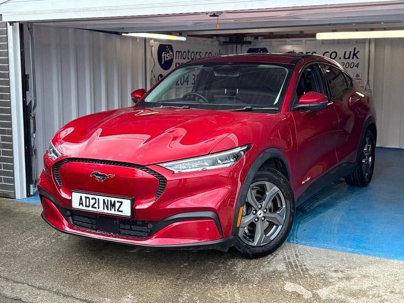 Red Used 2021 Ford Mustang Mach-E Standard Range SUV | £18,290 (Fair price) - Image 1/4