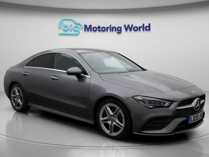 Grey Used 2020 Mercedes CLA200 AMG line Coupe | £21,700 (Fair price) - Image 1/4