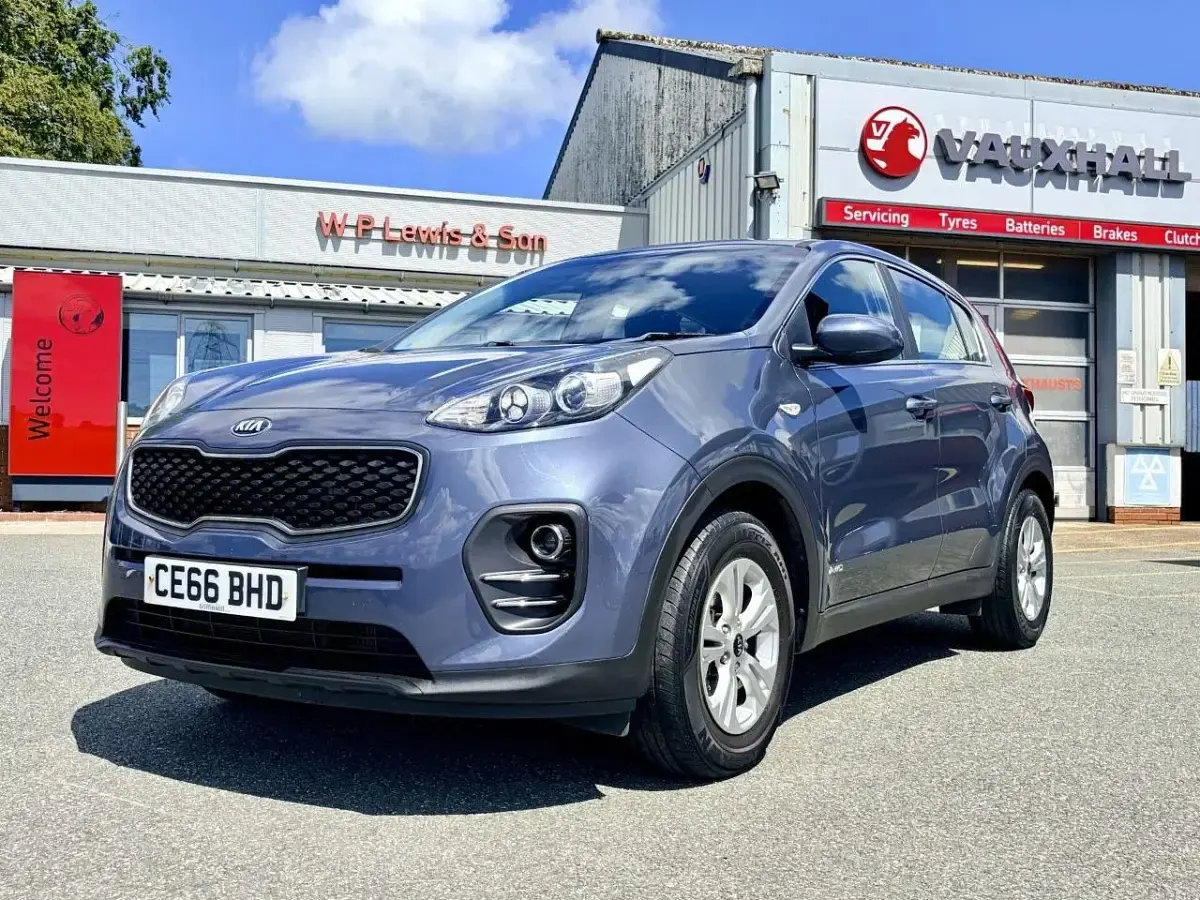 Used Kia Sportage 136 HP (100 kW) 2016 Blue SUV
