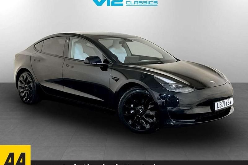 Black Used 2021 Tesla Model 3 Sedan | £16,495 (Fair price) - Image 1/1