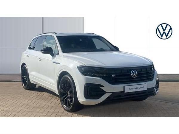 White Used 2021 VW Touareg Black Edition SUV | £37,380 (Good price) - Image 1/4