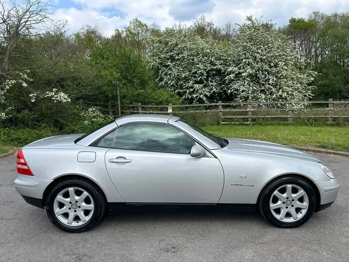 Used Mercedes SLK230 1998 Silver Cabriolet