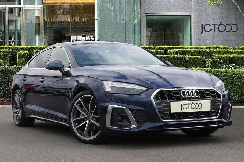 Blue Used 2022 Audi A5 Sportback S-Line Hatchback | £26,995 (Fair price) - Image 1/4
