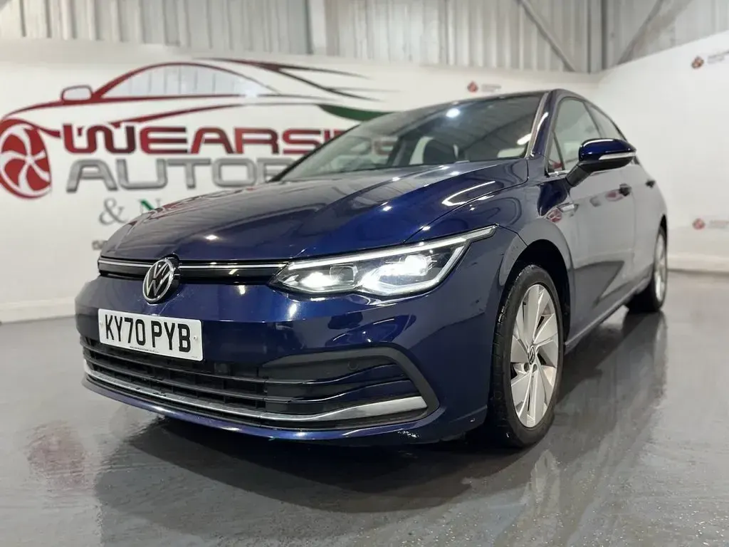 Used VW Golf VII Style 150 HP (110 kW) 2020 Blue Hatchback