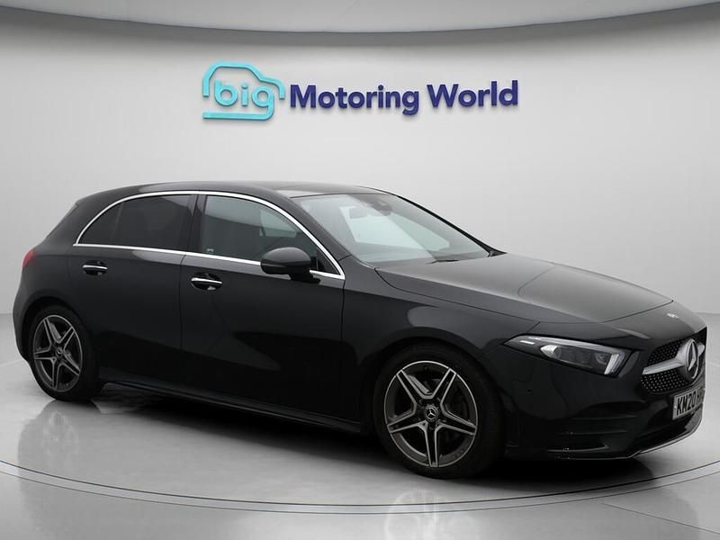 Black Used 2020 Mercedes A180 AMG line Hatchback | £18,700 (Expensive) - Image 1/4