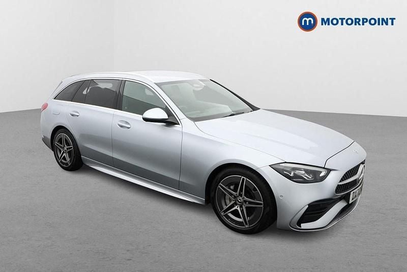 Used Mercedes C220 AMG line 2022 Silver Estate