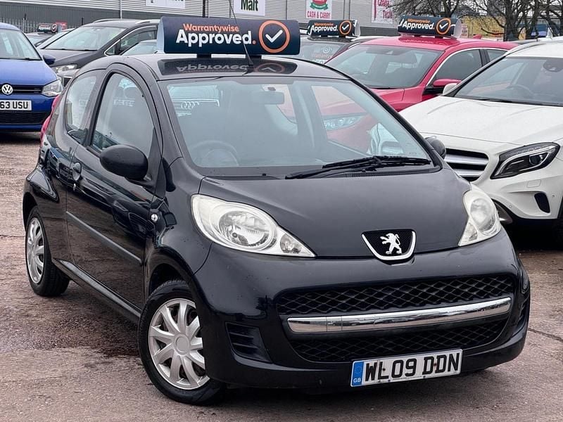Used Peugeot 107 2009 Black Hatchback