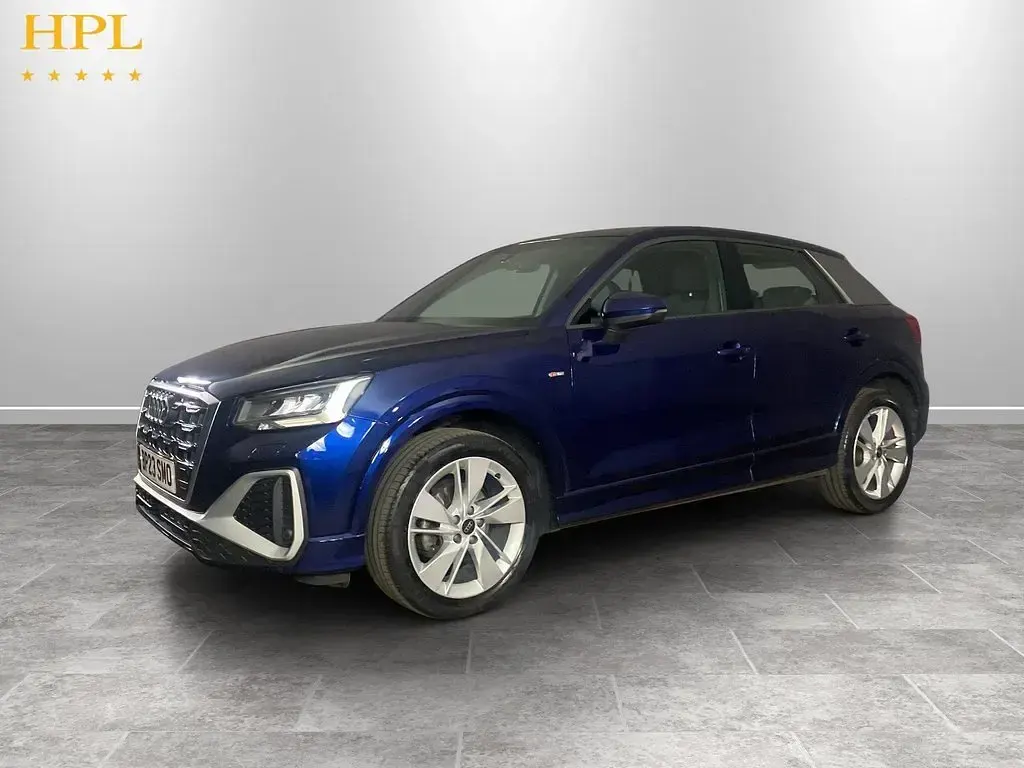 Used Audi Q2 S-Line 150 HP (110 kW) 2023 Blue SUV