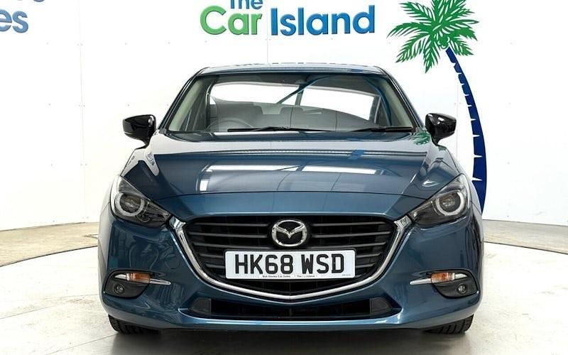 Używany Mazda 3 Inclusive 121 KM (88 kW) 2018 Niebieski Hatchback