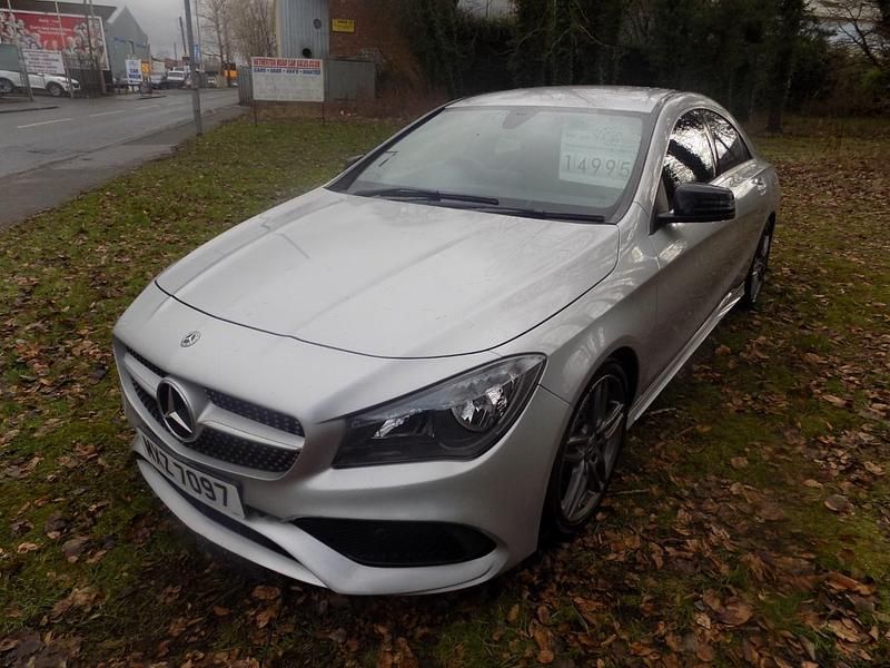 Used Mercedes CLA200 AMG line 156 HP (114 kW) 2018 Silver Sedan