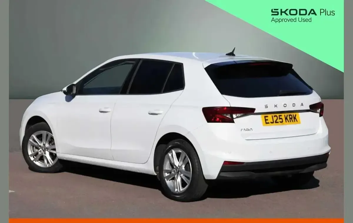 Used Skoda Fabia SE L 113 HP (83 kW) 2025 Moon white metallic Hatchback